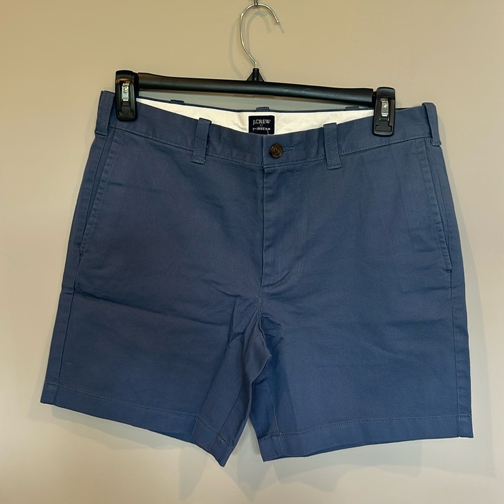 NWT J CREW 7” STRETCH CHINO SHORT size 33